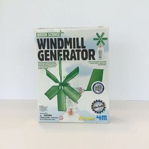 Kidz Labs Green‎ Science Windmill Generator New